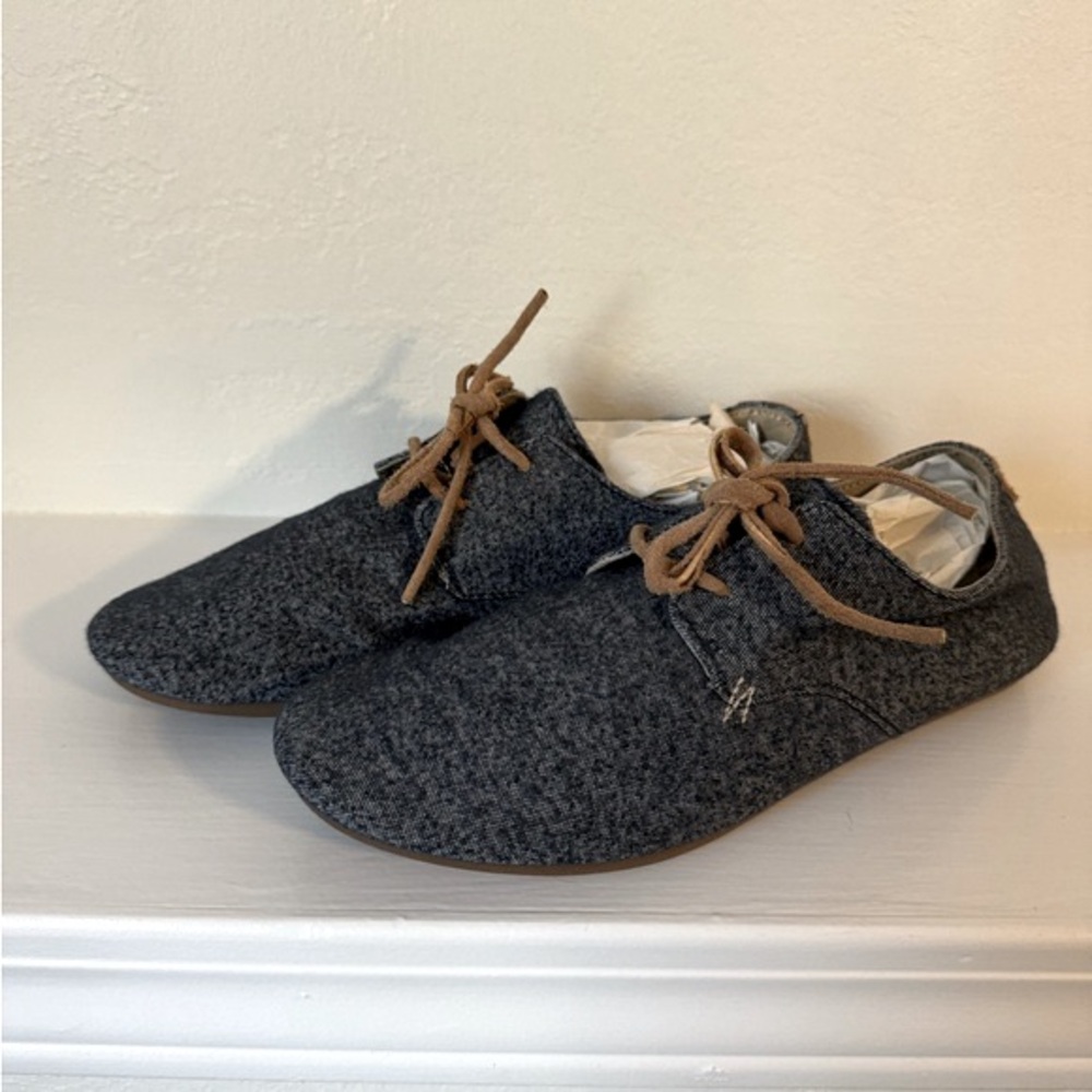 NEW SANUK Denim Suede Flats